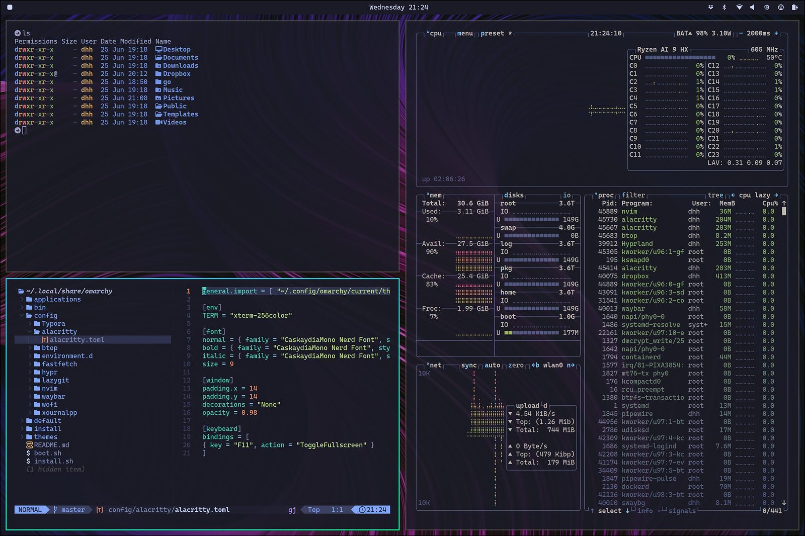 Omarchy Quattro: Arch con opiniones, no otro ricing de Reddit